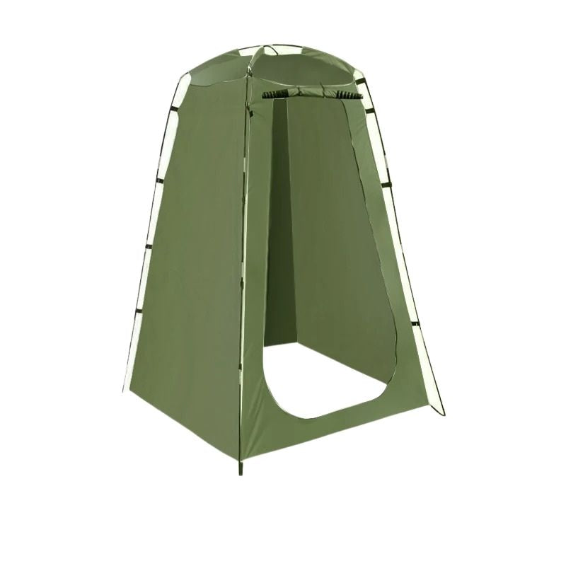 Portabelt duschtält för camping och strand Grön