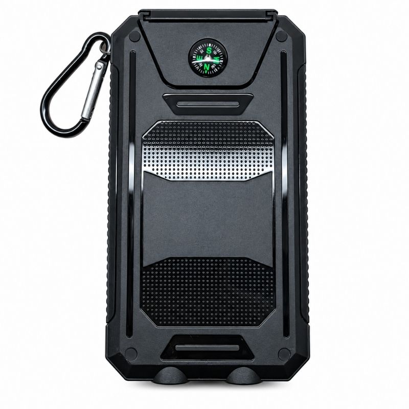 Powerbank med solceller – tålig, vattentät & 10 000 mAh