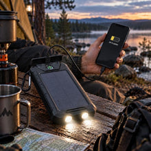 Powerbank med solceller – tålig, vattentät & 10 000 mAh