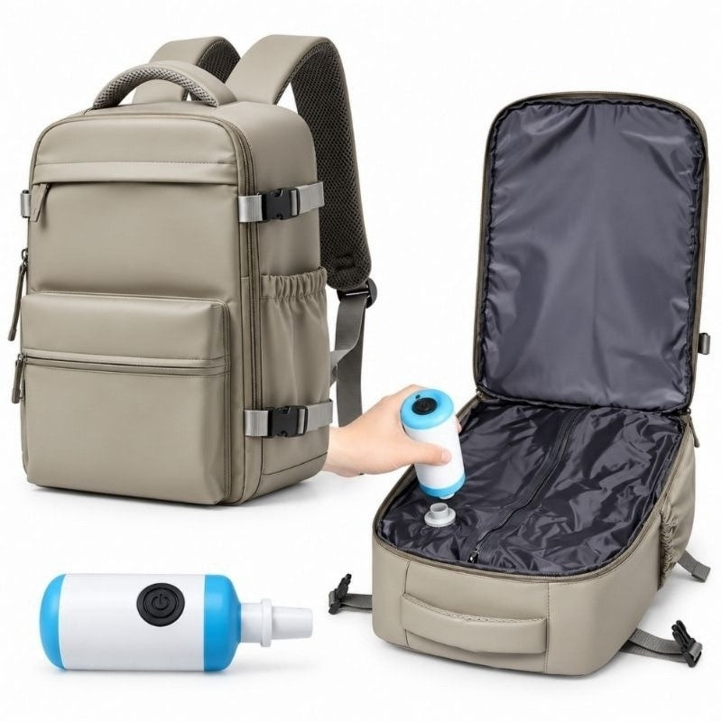 Reseryggsäck med vacuumfunktion för packning - bild 1