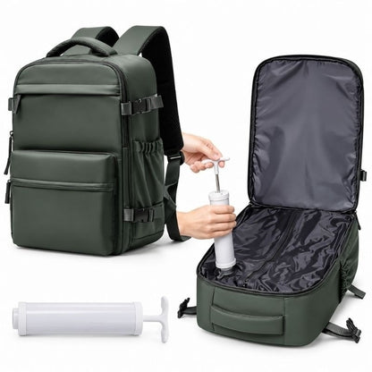 Reseryggsäck med vacuumfunktion för packning - bild 3