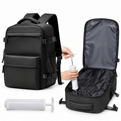 Reseryggsäck med vacuumfunktion för packning - bild 5
