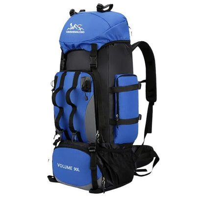 Ryggsäck 90L – För Långvandring, Camping & Äventyr