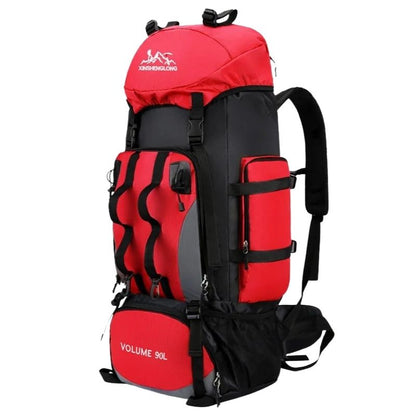 Ryggsäck 90L – För Långvandring, Camping & Äventyr