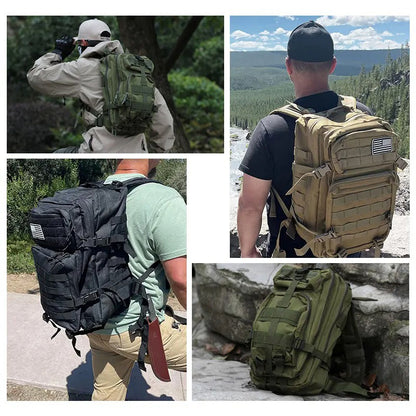Ryggsäck 50L – slitstark, rymlig för friluftsliv och camping