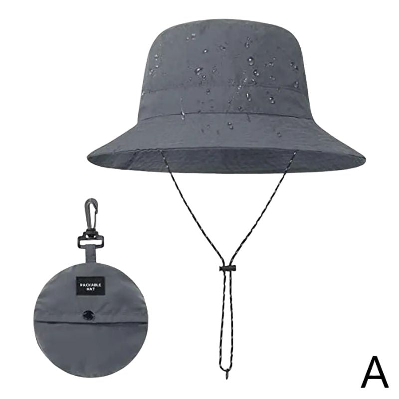 Solhatt UV-skydd för camping & vandring Grå
