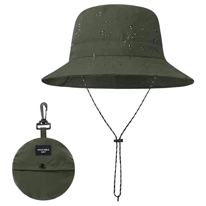 Solhatt UV-skydd för camping & vandring Grön