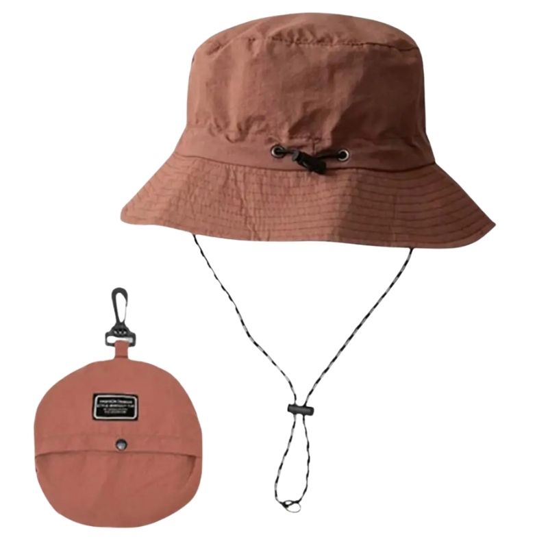 Solhatt UV-skydd för camping & vandring Röd