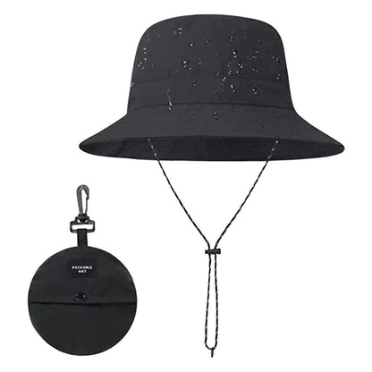 Solhatt UV-skydd för camping & vandring Svart