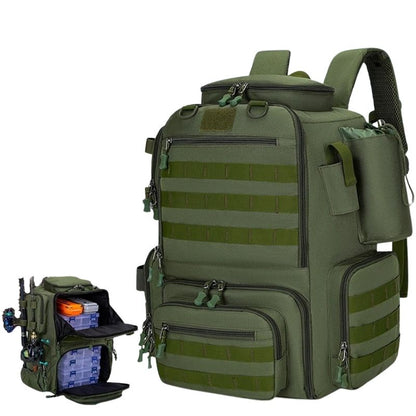 Taktisk Ryggsäck – För Fiske, Vandring & Camping