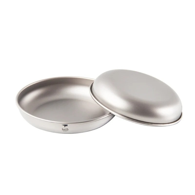 Titaniumtallrikar 4-pack för camping - bild 4