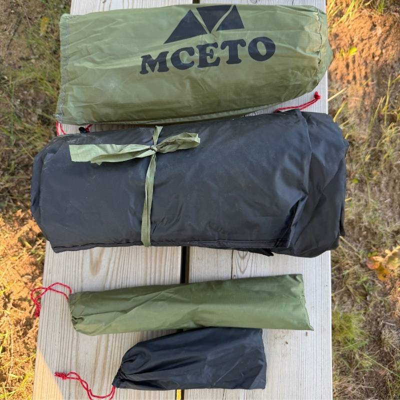 Ultralätt enmanstält för camping året runt