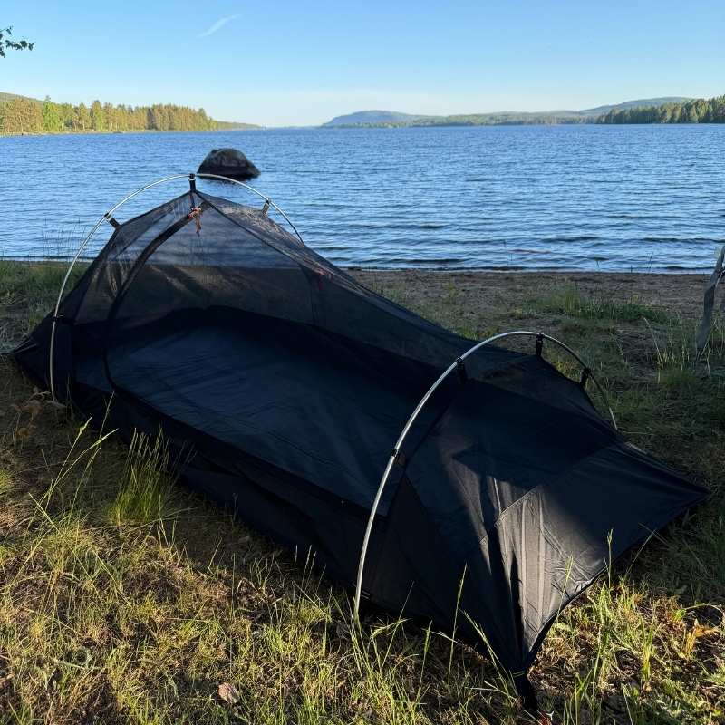Ultralätt enmanstält för camping året runt