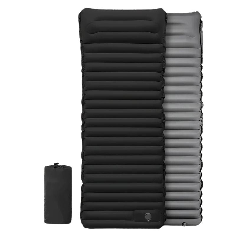 Ultralätt liggunderlag för vandring och camping Svart