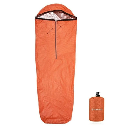 Ultralätt nödsovsäck för camping och beredskap Orange
