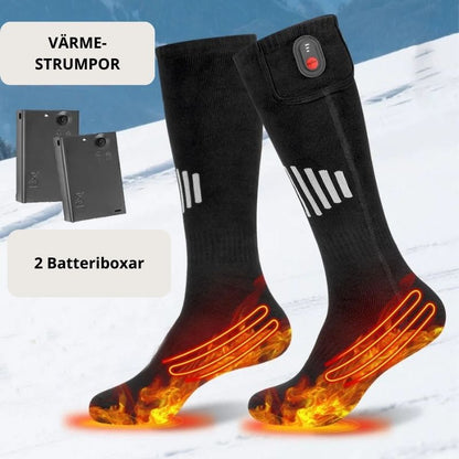 Värmestrumpor med Batteri – För Kyla & Outdoor
