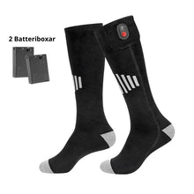 Värmestrumpor med Batteri – För Kyla & Outdoor Svart grå