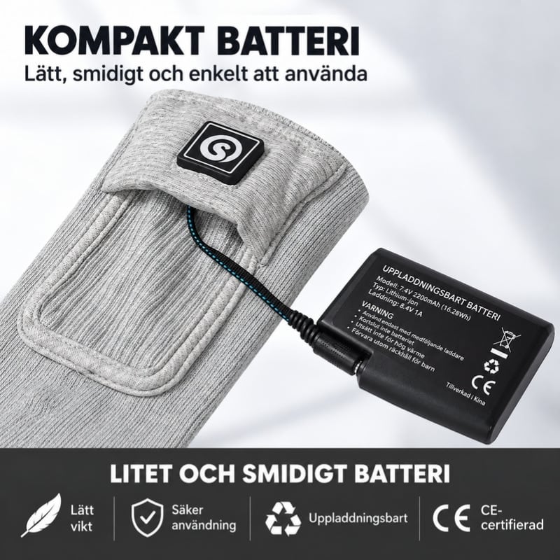 Värmestrumpor med uppladdningsbart batteri - bild 11