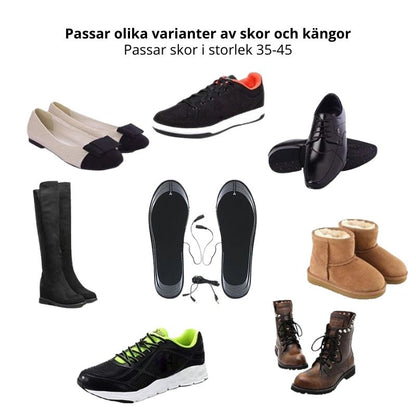 Värmesulor USB - klippbara vintersulor