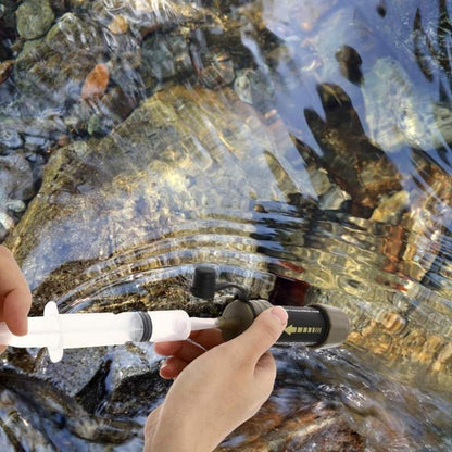 Bärbart Vattenfilter – Sugrör för Vandring & Resor