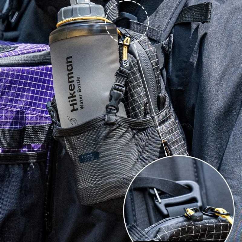 Vattenflaskväska med mobilficka och axelrem