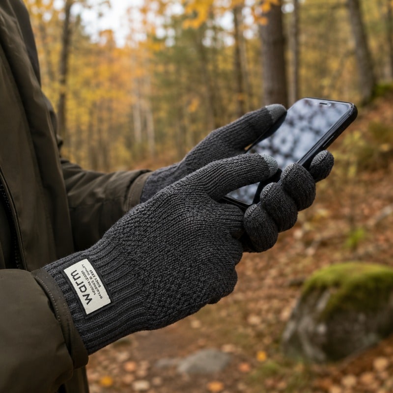 Vinterhandskar med fleece och touchfunktion - bild 6