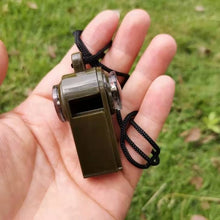 3-i-1 Överlevnadsvisselpipa med Kompass & Termometer