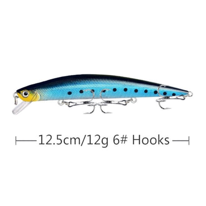 Wobbler för gädda med rassel 12,5 cm 4